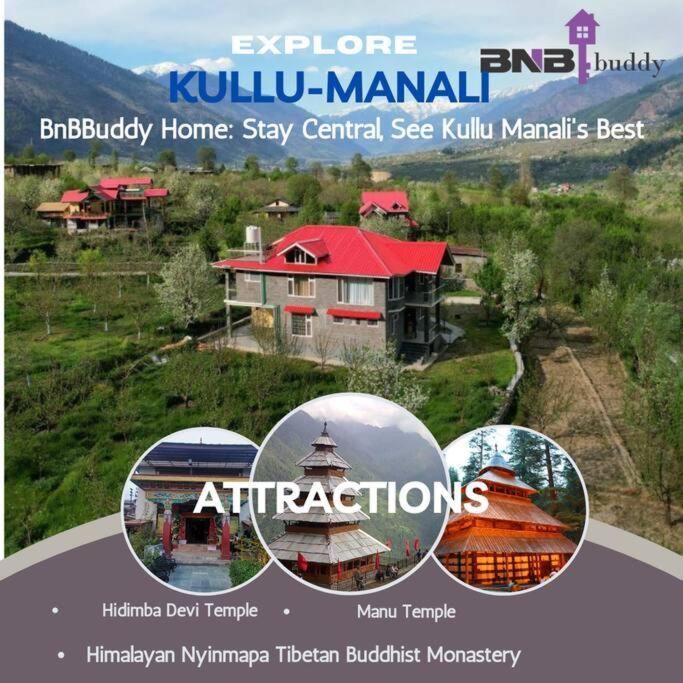 Bnbbuddy Himalayan 3Br Farmstay Wid Lawn Near Manali Exterior photo